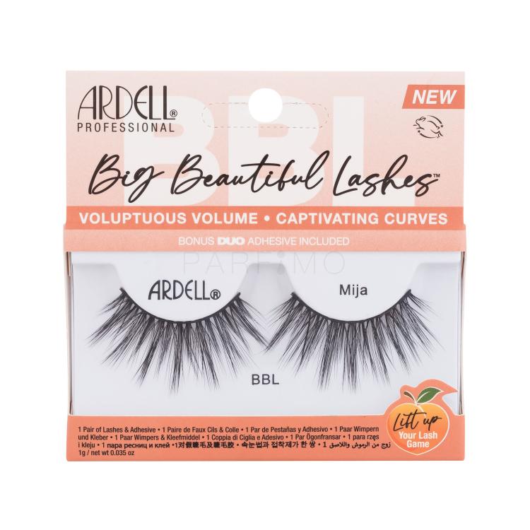 Ardell Big Beautiful Lashes Mija Műszempilla nőknek 1 db Változat Black