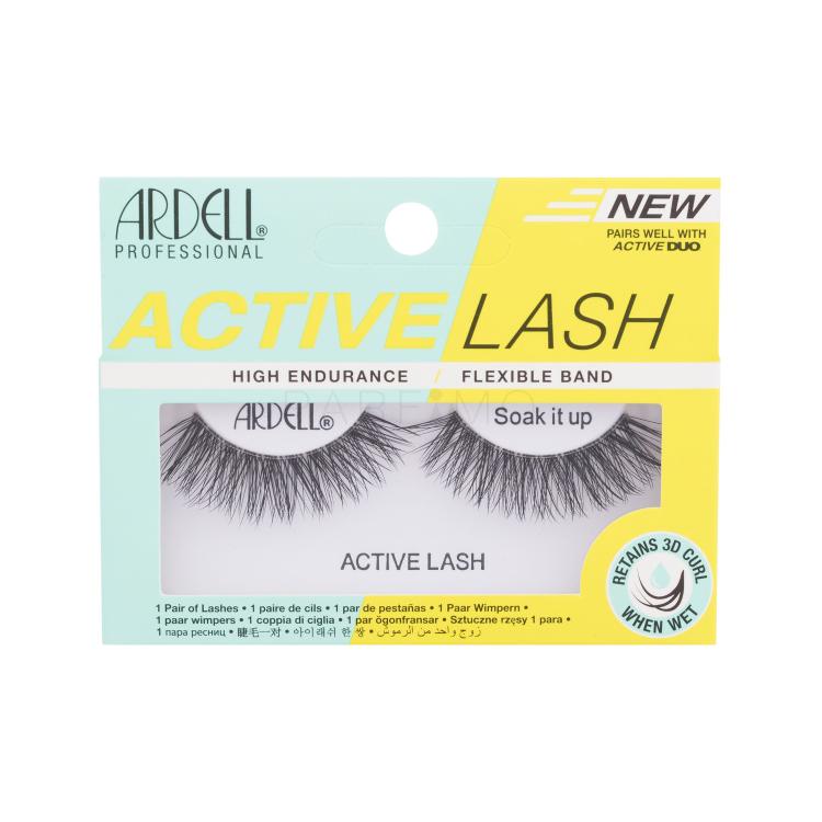 Ardell Active Lash Soak It Up Műszempilla nőknek 1 db Változat Black