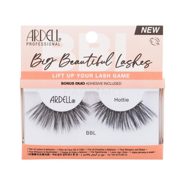 Ardell Big Beautiful Lashes Hottie Műszempilla nőknek 1 db Változat Black