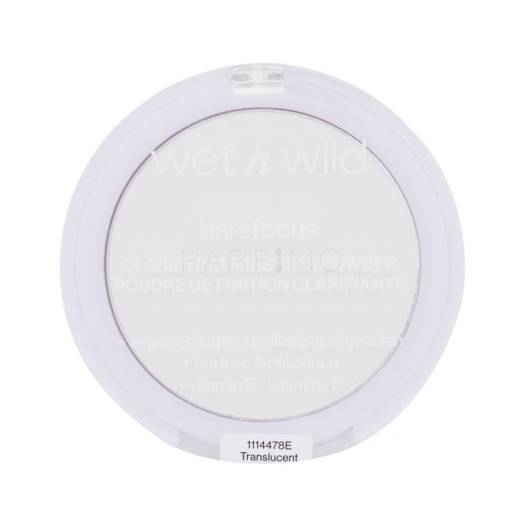 Wet n Wild Bare Focus Clarifying Finishing Powder Púder nőknek 6 g Változat Translucent