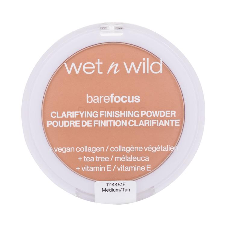 Wet n Wild Bare Focus Clarifying Finishing Powder Púder nőknek 6 g Változat Medium-Tan