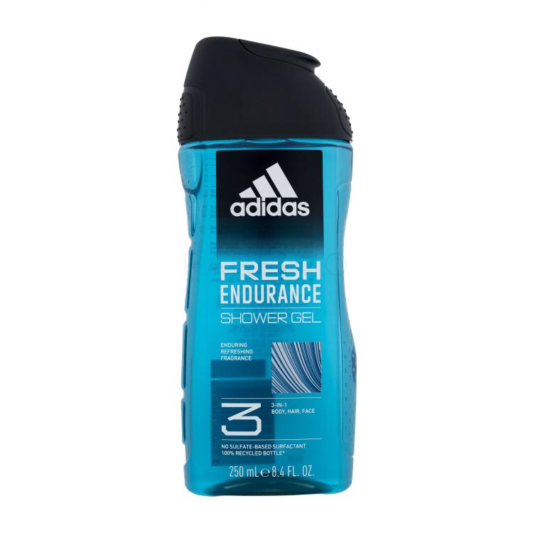 Adidas Fresh Endurance Shower Gel 3-In-1 Tusfürdő férfiaknak 250 ml