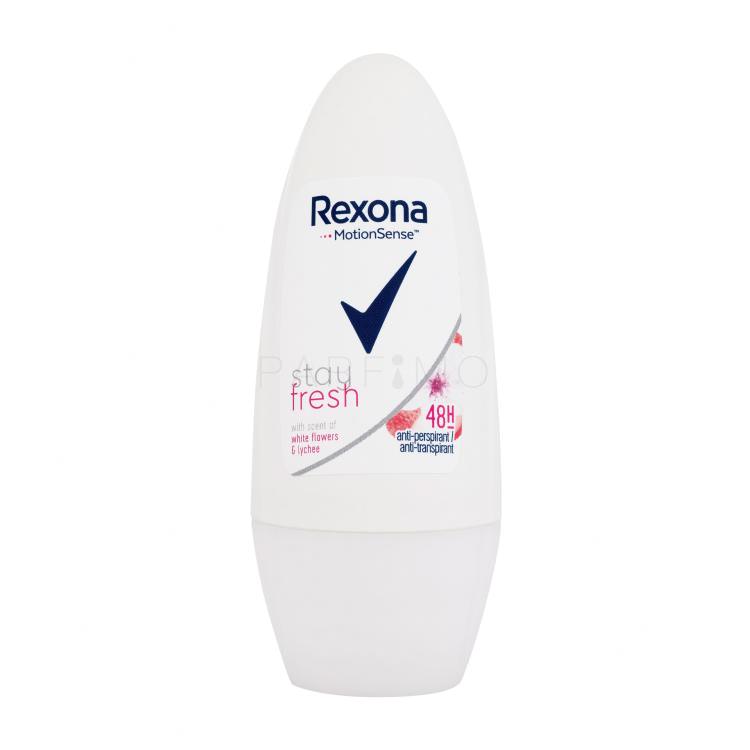 Rexona MotionSense Stay Fresh White Flowers &amp; Lychee Izzadásgátló nőknek 50 ml