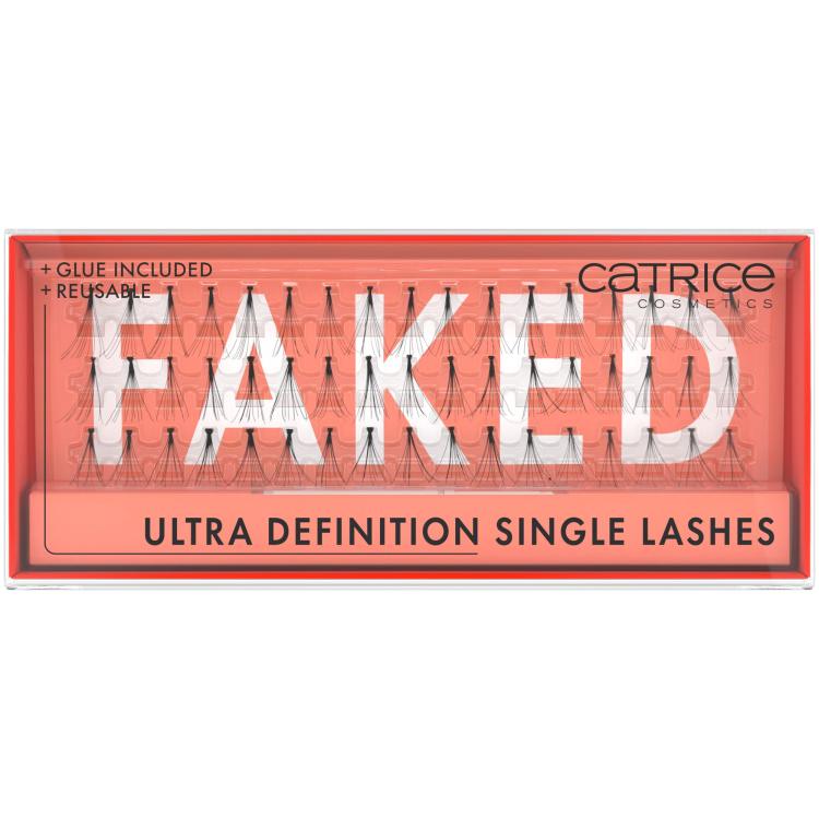 Catrice Faked Ultra Definition Single Lashes Műszempilla nőknek 51 db Változat Black