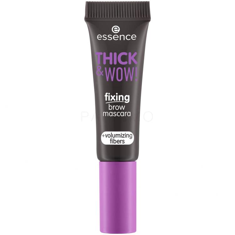 Essence Thick &amp; Wow! Fixing Brow Mascara Szemöldökspirál nőknek 6 ml Változat 04 Espresso Brown