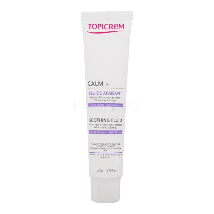 Topicrem Calm+ Soothing Fluid Nappali arckrém nőknek 40 ml