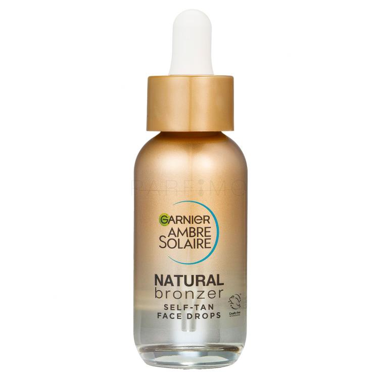 Garnier Ambre Solaire Natural Bronzer Self-Tan Face Drops Önbarnító készítmény 30 ml