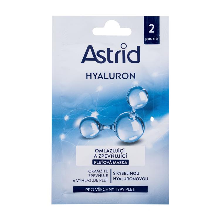 Astrid Hyaluron Rejuvenating And Firming Facial Mask Arcmaszk nőknek 2x8 ml