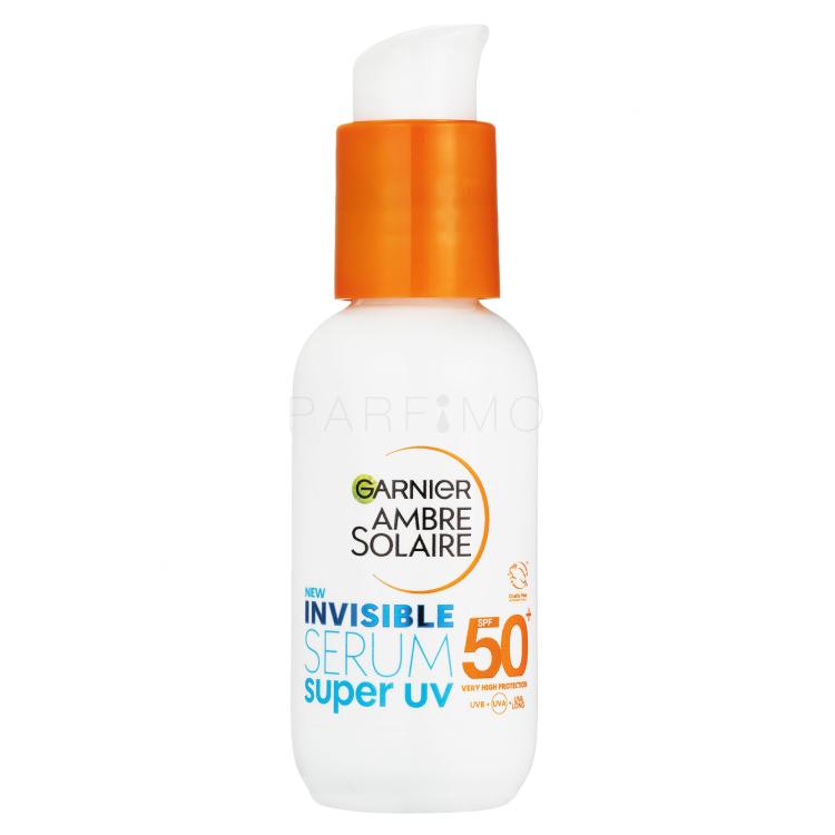 Garnier Ambre Solaire Super UV Invisible Serum SPF50+ Fényvédő készítmény arcra 30 ml