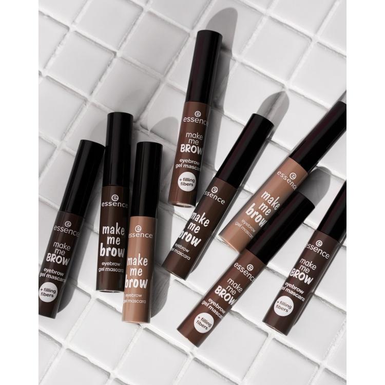 Essence Make Me Brow Eyebrow Gel Mascara Szemöldökspirál nőknek 3,8 ml Változat 05 Chocolaty Brows