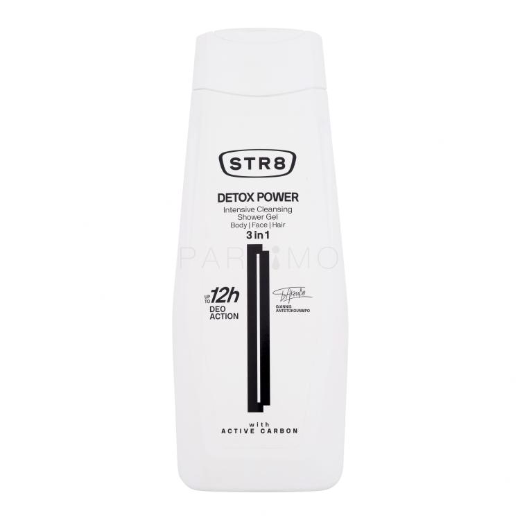 STR8 Detox Power Intensive Cleansing Shower Gel Tusfürdő férfiaknak 400 ml