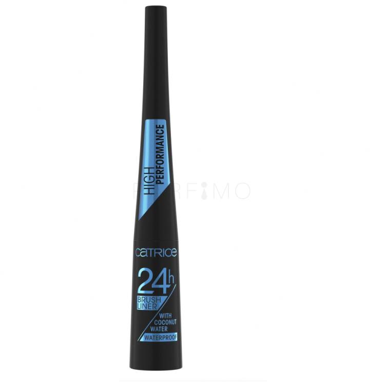 Catrice 24H Brush Liner Waterproof Szemhéjtus nőknek 3 ml Változat 010 Ultra Black Waterproof