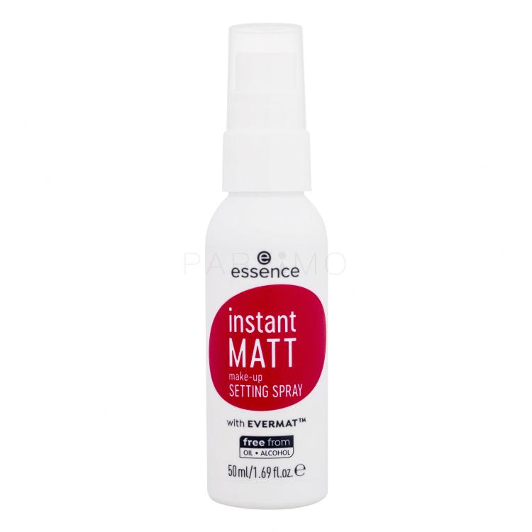 Essence Instant Matt Make-Up Setting Spray Sminkfixáló nőknek 50 ml