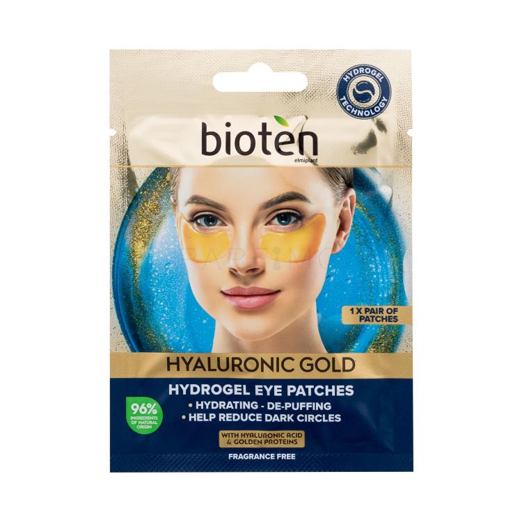 Bioten Hyaluronic Gold Hydrogel Eye Patches Szemmaszk nőknek 5,5 g