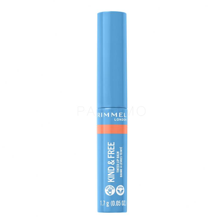 Rimmel London Kind &amp; Free Tinted Lip Balm Ajakbalzsam nőknek 4 g Változat 003 Tropical Spark