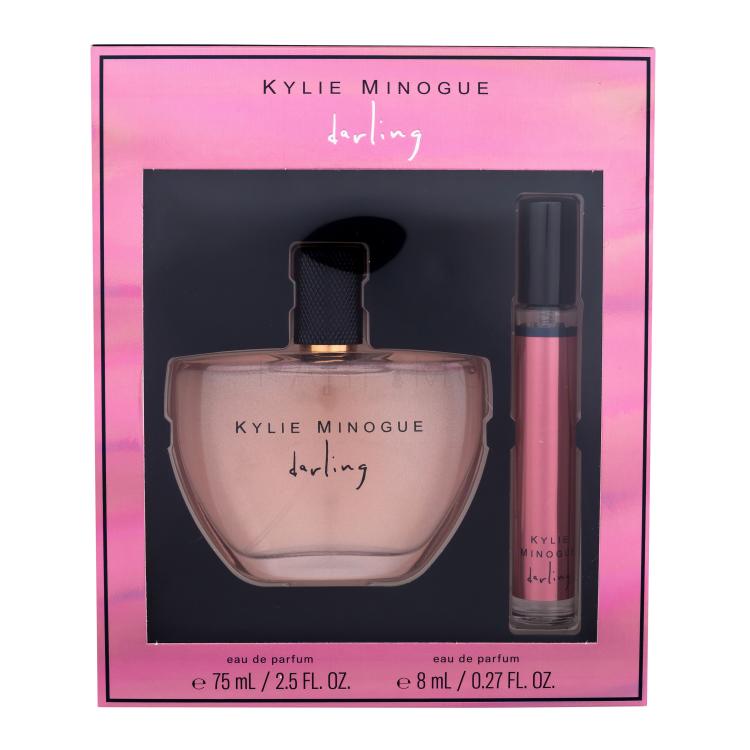 Kylie Minogue Darling Ajándékcsomagok eau de parfum 75 ml + eau de parfum 8 ml sérült doboz