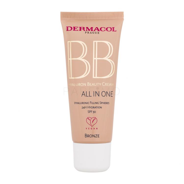 Dermacol BB Cream Hyaluron Beauty Cream All In One BB krém nőknek 30 ml Változat 02 Bronze