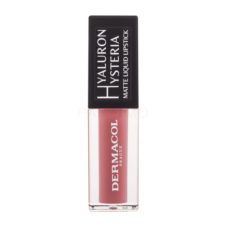 Dermacol Hyaluron Hysteria Matte Liquid Lipstick Rúzs nőknek 4,5 ml Változat 04