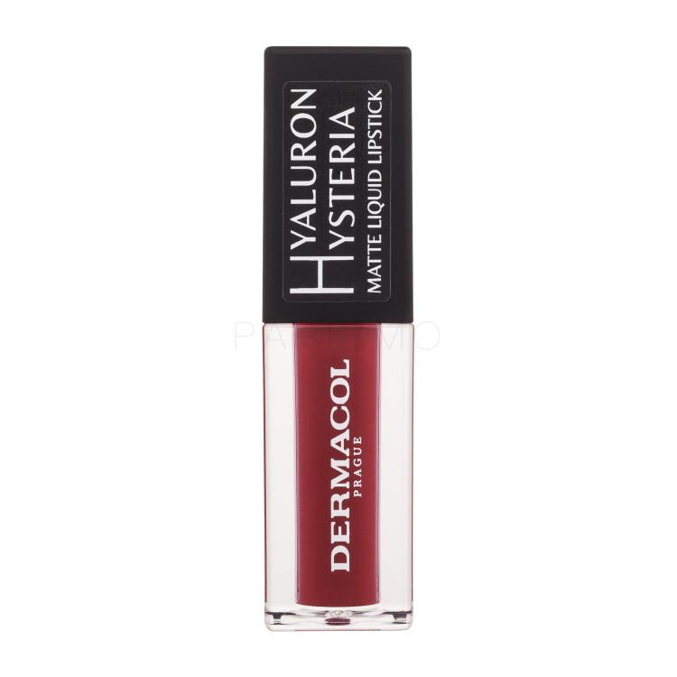 Dermacol Hyaluron Hysteria Matte Liquid Lipstick Rúzs nőknek 4,5 ml Változat 08