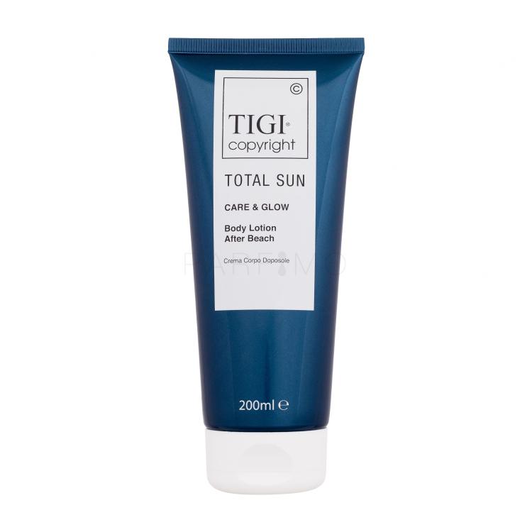 Tigi Copyright Total Sun Care &amp; Glow Body Lotion After Beach Napozás utáni készítmény nőknek 200 ml