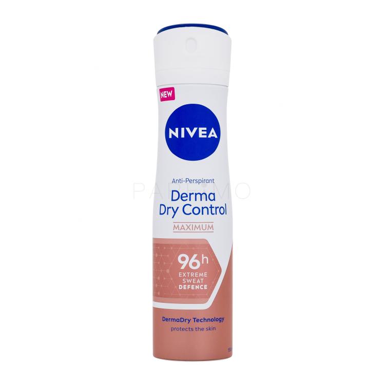 Nivea Derma Dry Control 96h Izzadásgátló nőknek 150 ml