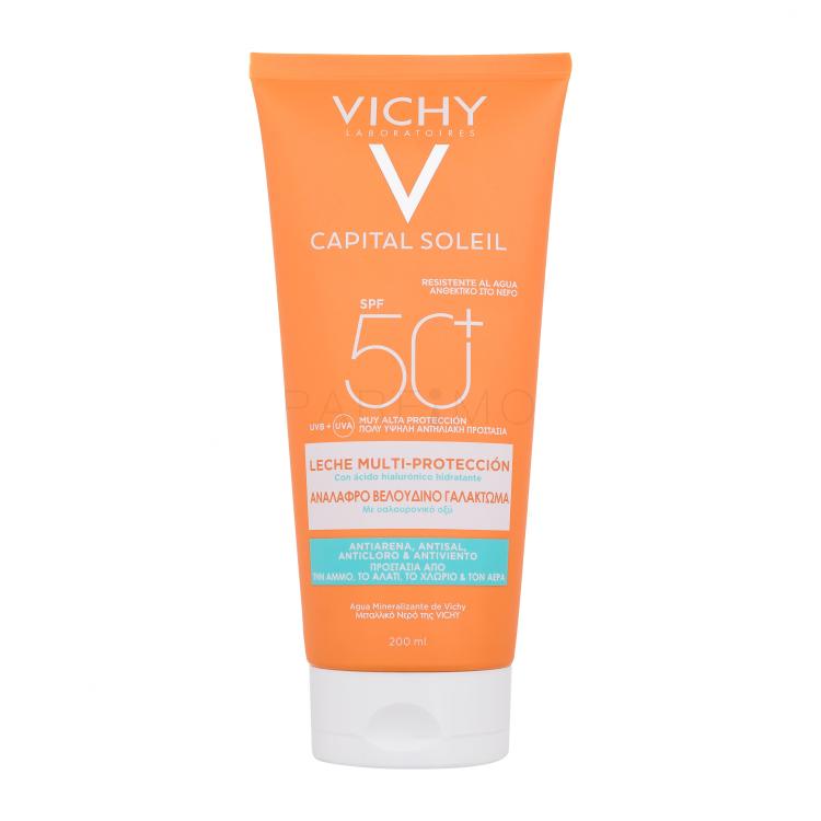 Vichy Capital Soleil Multi-Protection Milk SPF50+ Fényvédő készítmény testre 200 ml