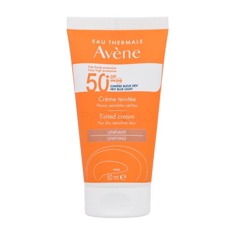 Avene Sun Tinted Cream SPF50+ Fényvédő készítmény arcra 50 ml