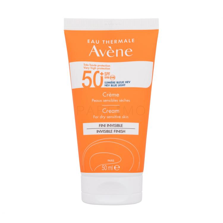 Avene Sun Cream Invisible Finish SPF50+ Fényvédő készítmény arcra 50 ml