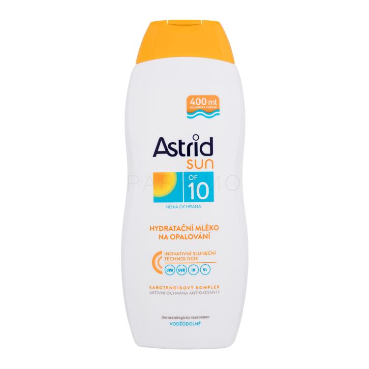 Astrid Sun Moisturizing Suncare Milk SPF10 Fényvédő készítmény testre 400 ml