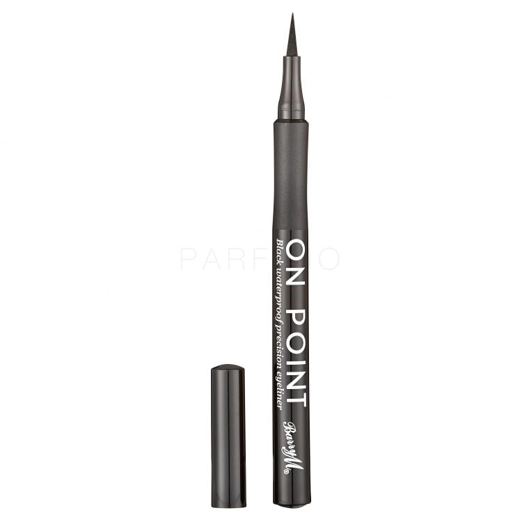 Barry M On Point Black Waterproof Precision Eyeliner Szemhéjtus nőknek 1 ml Változat Black