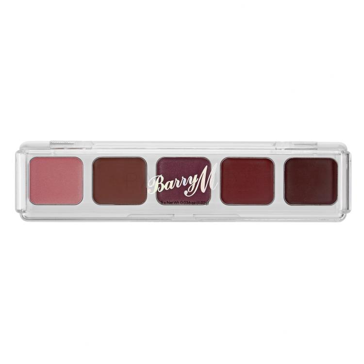 Barry M Cream Eyeshadow Palette Szemhéjfesték nőknek 5,1 g Változat The Berries