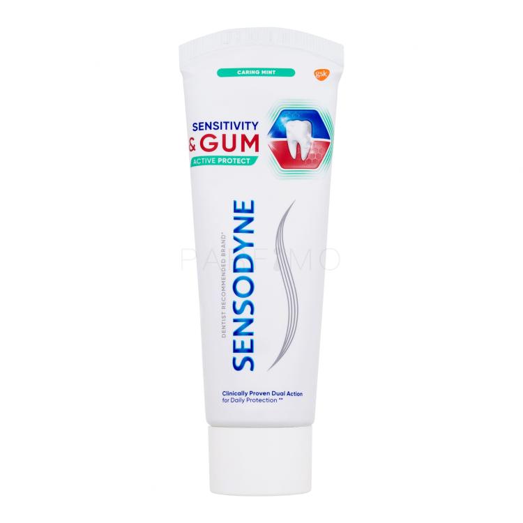 Sensodyne Sensitivity &amp; Gum Caring Mint Fogkrém 75 ml