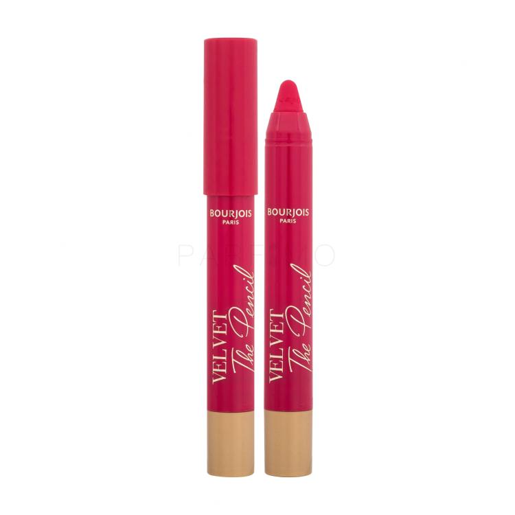 BOURJOIS Paris Velvet The Pencil Rúzs nőknek 1,8 g Változat 06 Framboise Griffée