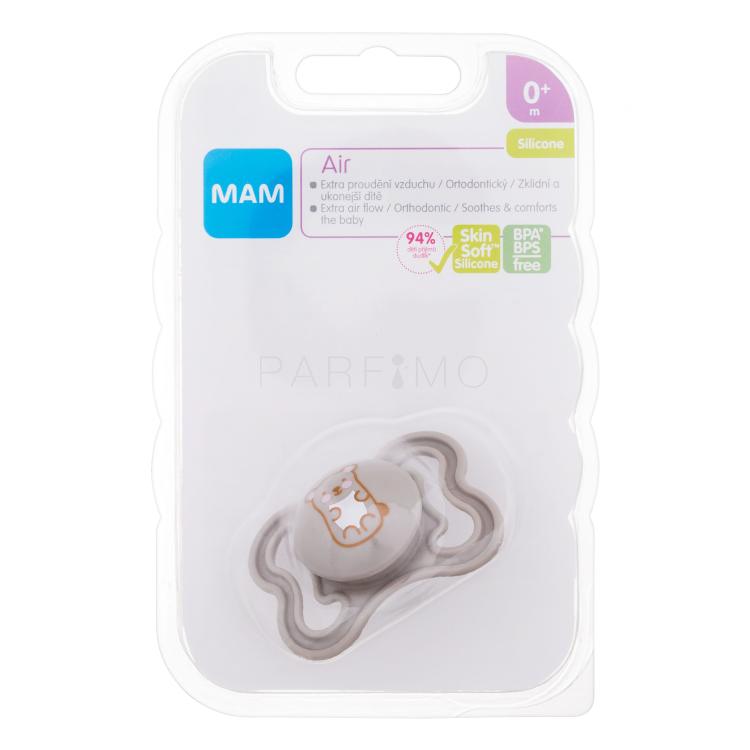 MAM Air Silicone Pacifier 0m+ Hamster Cumi gyermekeknek 1 db