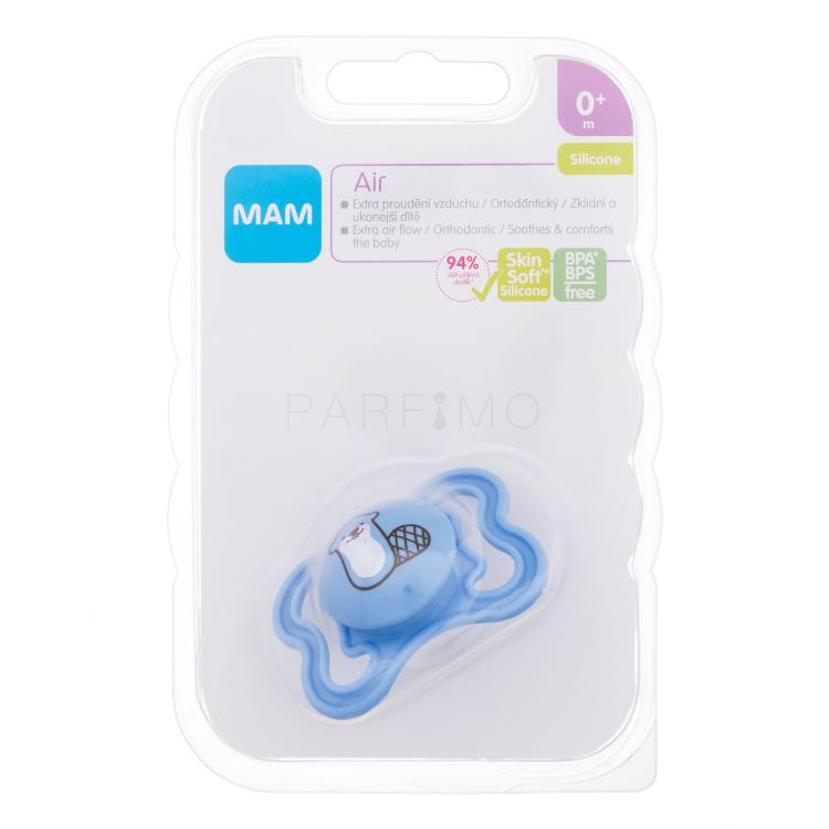 MAM Air Silicone Pacifier 0m+ Beaver Cumi gyermekeknek 1 db