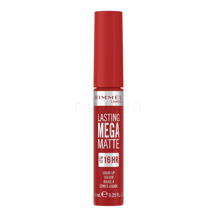 Rimmel London Lasting Mega Matte Liquid Lip Colour Rúzs nőknek 7,4 ml Változat Fire Starter