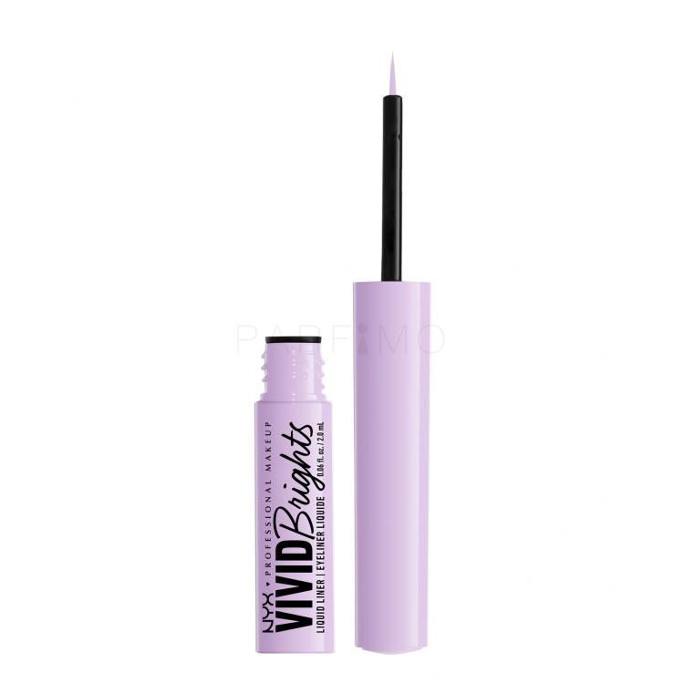 NYX Professional Makeup Vivid Brights Szemhéjtus nőknek 2 ml Változat 07 Lilac Link