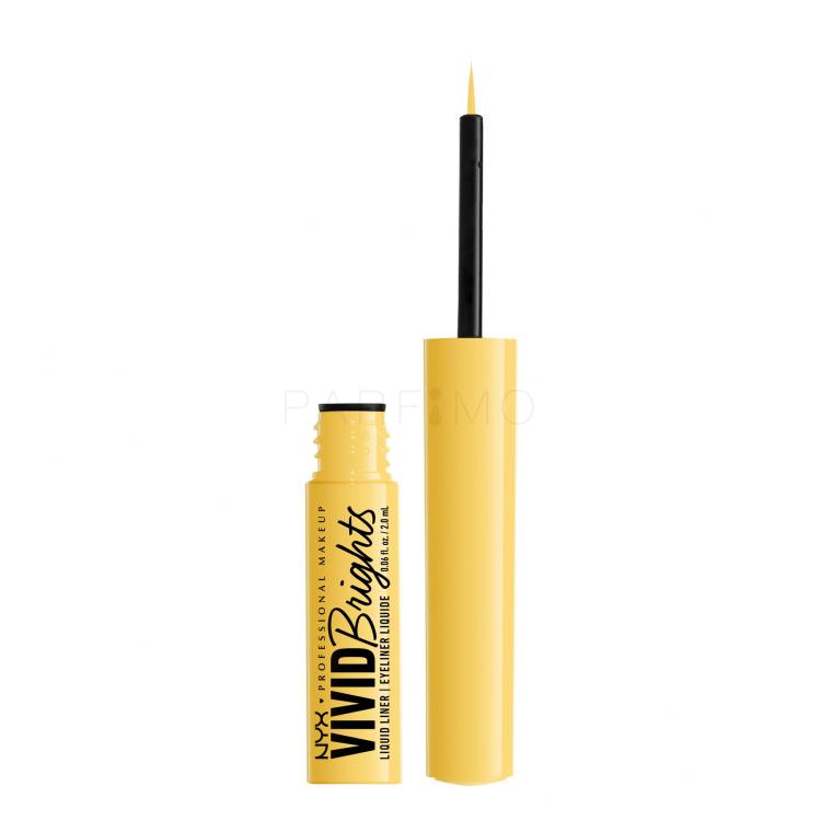 NYX Professional Makeup Vivid Brights Szemhéjtus nőknek 2 ml Változat 03 Had Me At Yellow