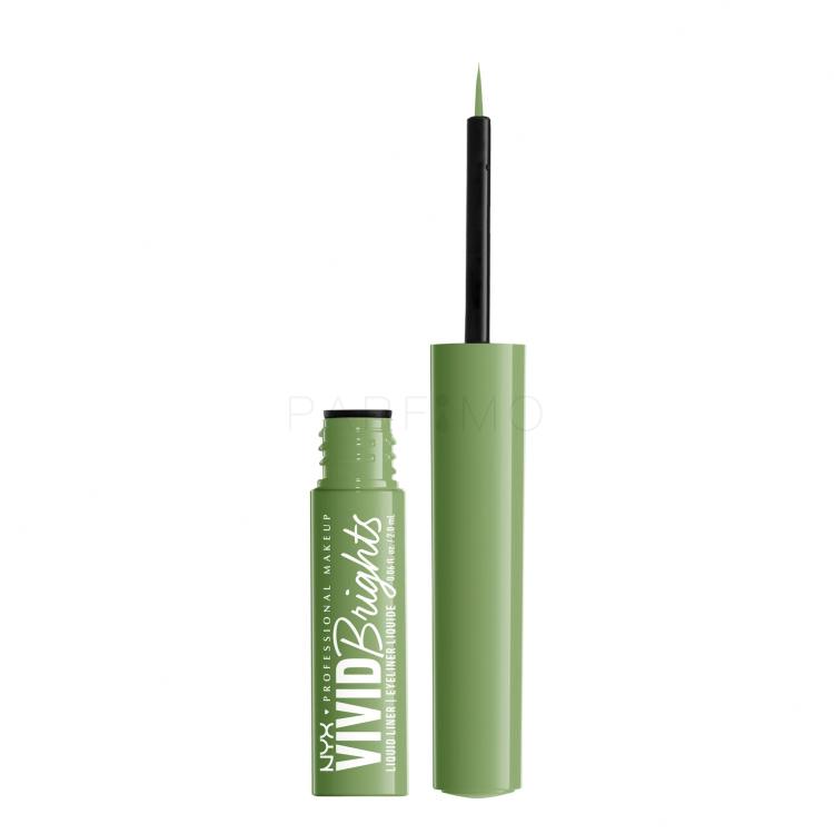 NYX Professional Makeup Vivid Brights Szemhéjtus nőknek 2 ml Változat 02 Ghosted Green