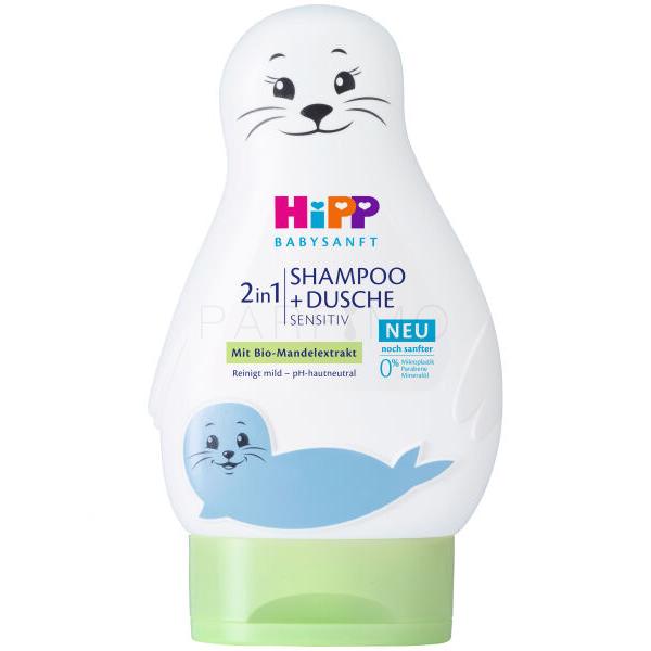 Hipp Babysanft 2in1 Shampoo + Shower Tusfürdő gyermekeknek 200 ml