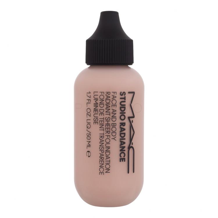 MAC Studio Radiance Face And Body Radiant Sheer Foundation Alapozó nőknek 50 ml Változat W4