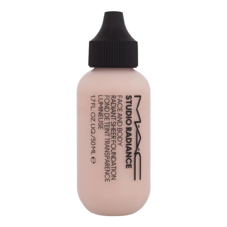 MAC Studio Radiance Face And Body Radiant Sheer Foundation Alapozó nőknek 50 ml Változat W2