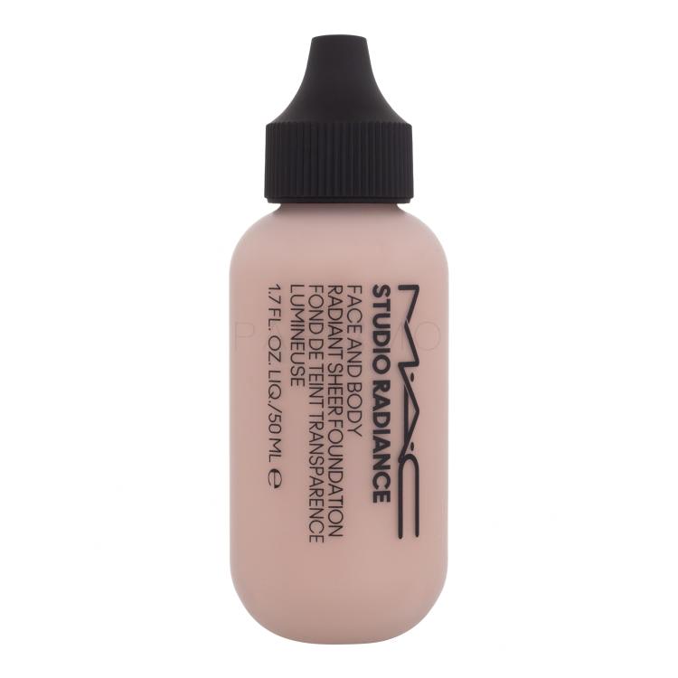 MAC Studio Radiance Face And Body Radiant Sheer Foundation Alapozó nőknek 50 ml Változat W3