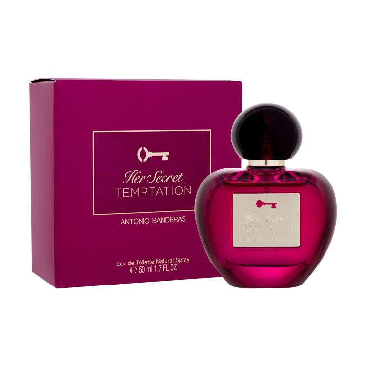 Banderas Her Secret Temptation Eau de Toilette nőknek 50 ml