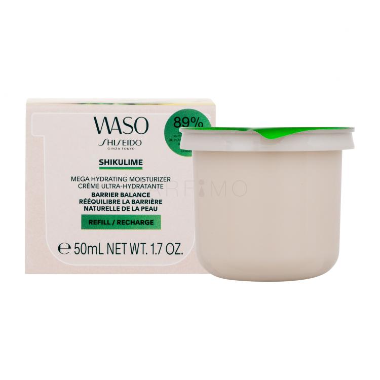 Shiseido Waso Shikulime Mega Hydrating Moisturizer Nappali arckrém nőknek Refill 50 ml