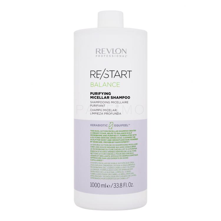 Revlon Professional Re/Start Balance Purifying Micellar Shampoo Sampon nőknek 1000 ml