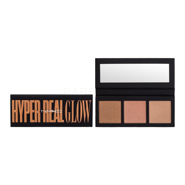 MAC Hyper Real Glow Highlighter nőknek 13,5 g Változat Shimmy Peach