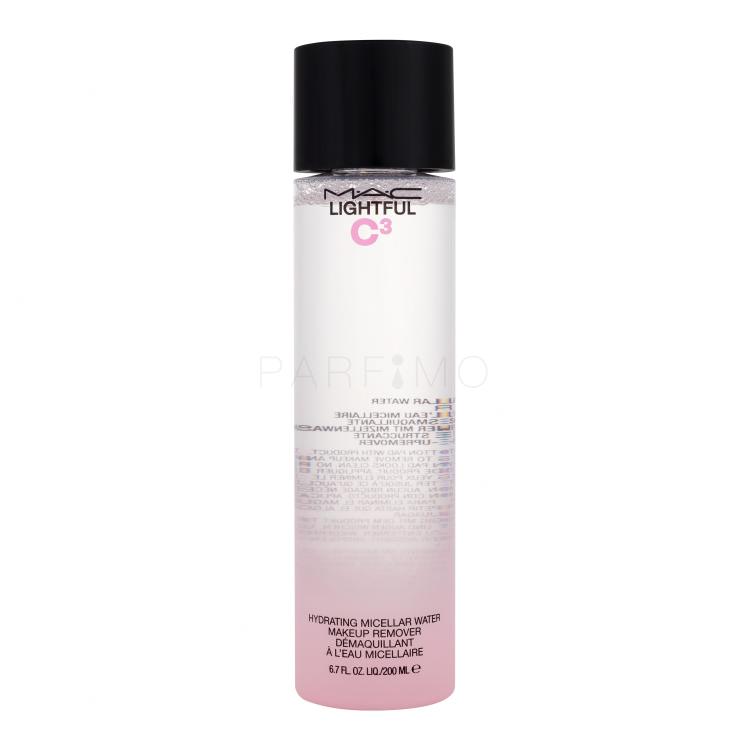 MAC Lightful C3 Micellar Water Makeup Remover Micellás víz nőknek 200 ml