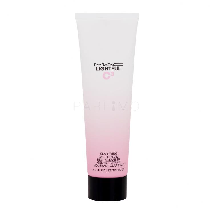 MAC Lightful C3 Clarifying Gel-To-Foam Deep Cleanser Arctisztító gél nőknek 125 ml