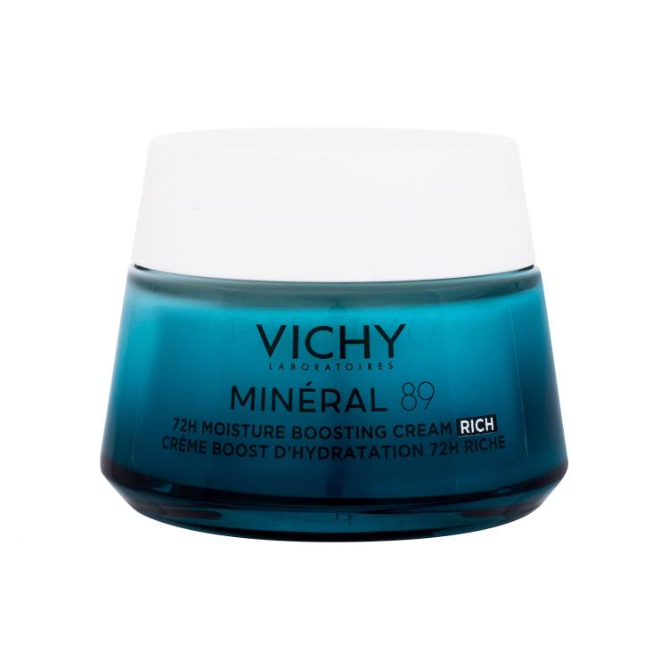 Vichy Minéral 89 72H Moisture Boosting Cream Rich Nappali arckrém nőknek 50 ml